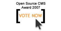 Vote for OpenCms in the Open Source CMS Award 2007
