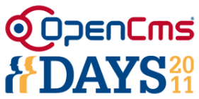OpenCms Days 2011 - May 09 to May 10, 2011