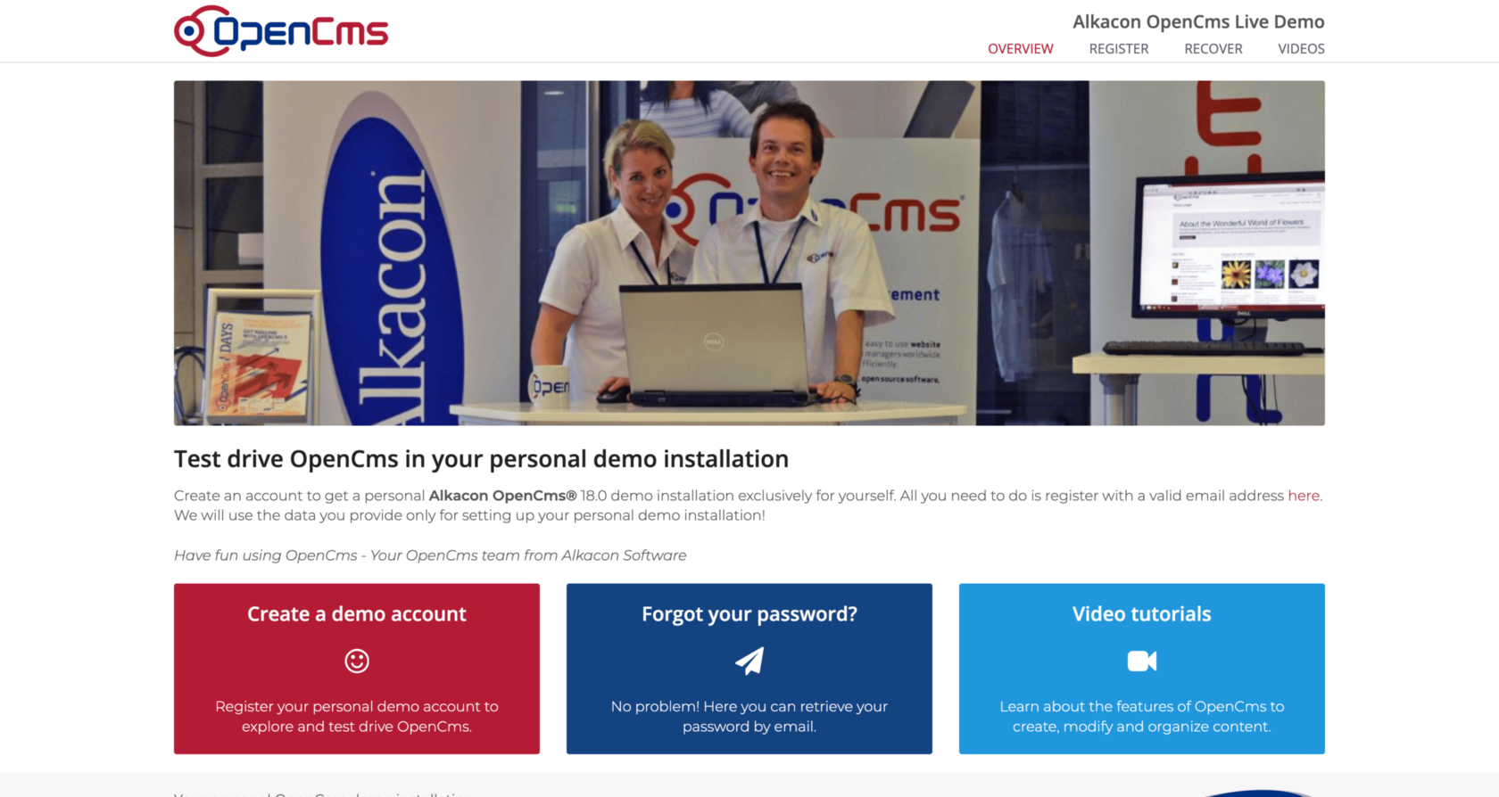 Live-Demo Website